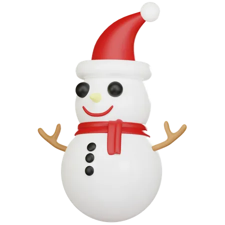 Boneco de neve  3D Icon