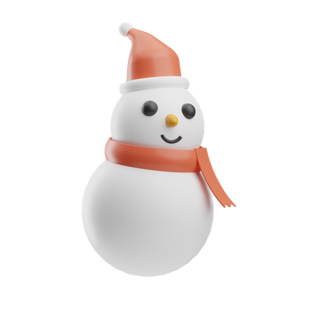 Boneco de neve de natal  3D Icon