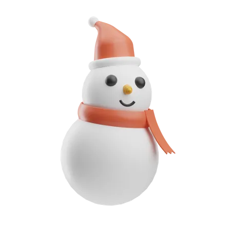 Boneco de neve de natal  3D Icon