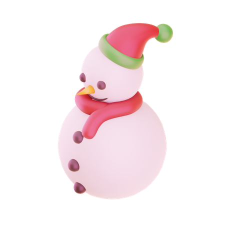 Boneco de neve de natal  3D Icon