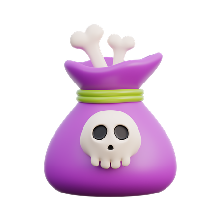 Bones Bag  3D Icon