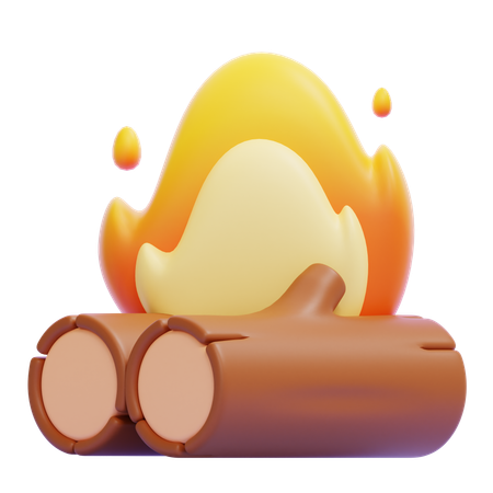 Bonfire  3D Icon