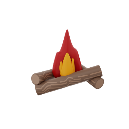 Bonfire  3D Icon