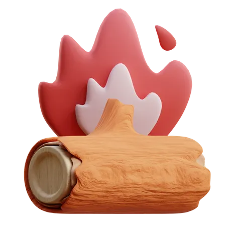 Bonfire  3D Icon