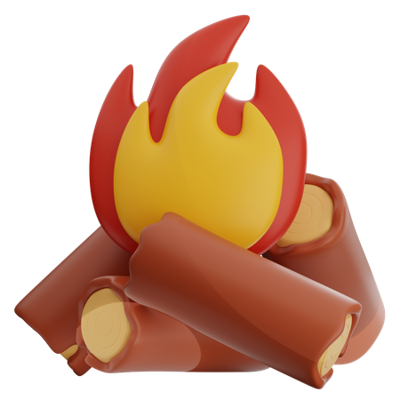 Bonfire  3D Icon