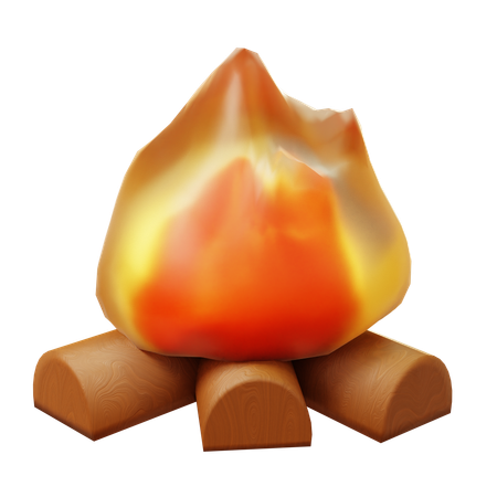 Bonfire  3D Icon