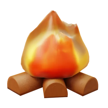 Bonfire  3D Icon