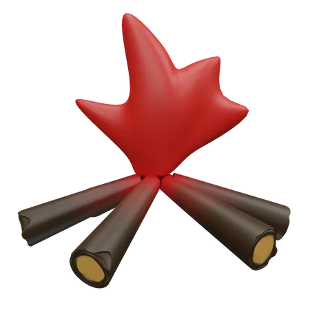 Bonfire  3D Icon