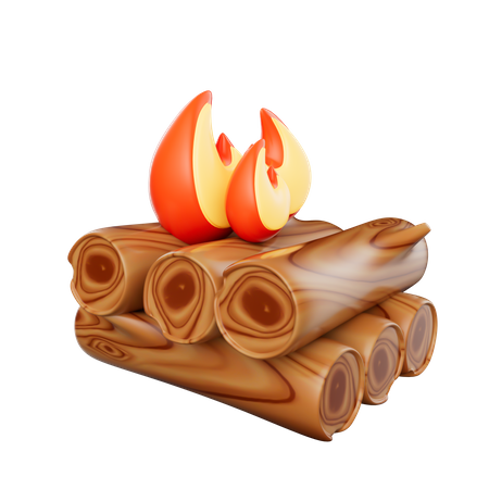 Bonfire  3D Icon