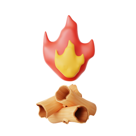 Bonfire  3D Icon