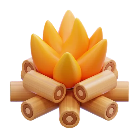 BONFIRE  3D Icon