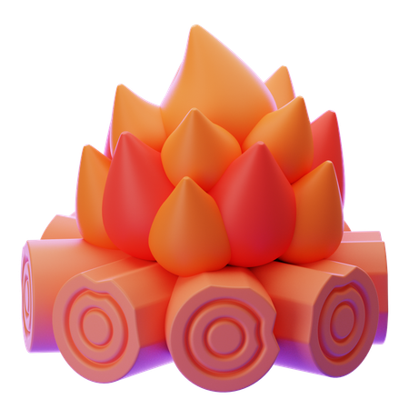 BONFIRE  3D Icon