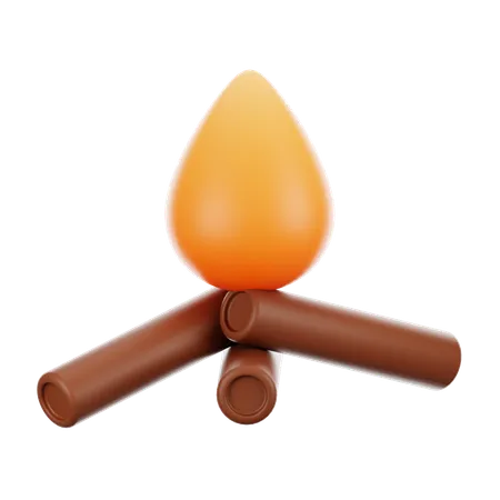 Bonfire  3D Icon