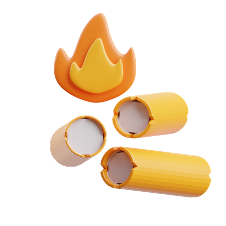 Bonfire  3D Icon