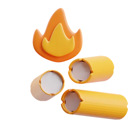 Bonfire  3D Icon