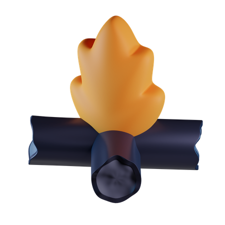 Bonfire  3D Icon