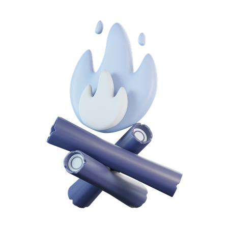 Bonfire  3D Icon