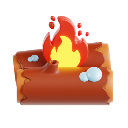 Bonfire  3D Icon