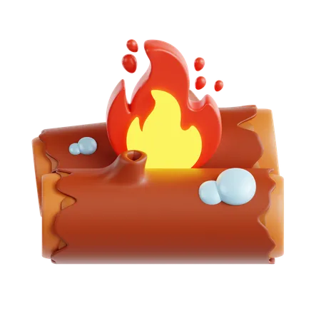 Bonfire  3D Icon