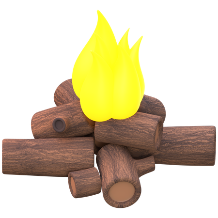 Bonfire  3D Icon