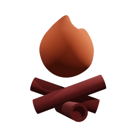 Bonfire  3D Icon