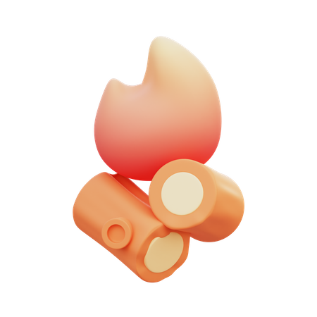 Bonfire  3D Icon
