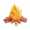 bonfire emoji 3d