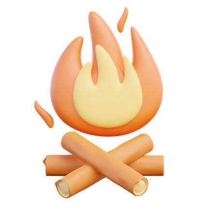 Bonfire 3D Icon