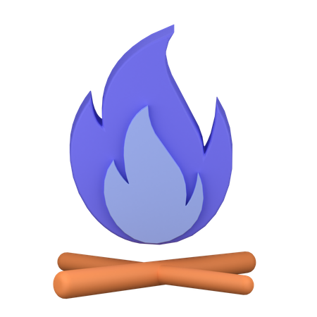 Bonfire 3D Icon