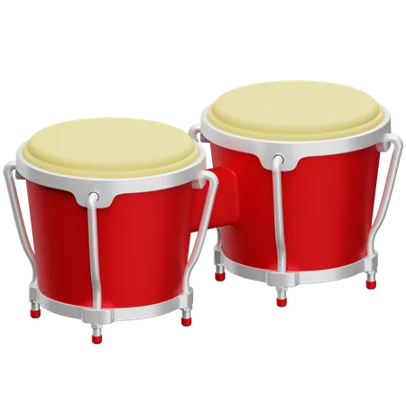 Bongo Drum  3D Icon