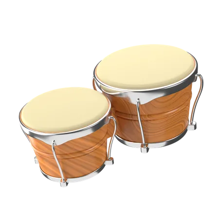 Tambour bongo  3D Icon