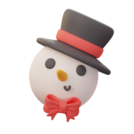 Bonhomme de neige  3D Icon