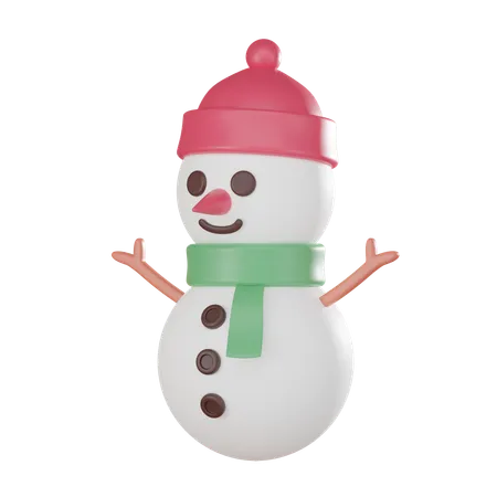 Bonhomme de neige  3D Icon