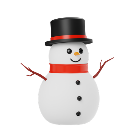 Bonhomme de neige  3D Icon