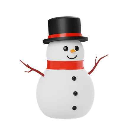 Bonhomme de neige  3D Icon