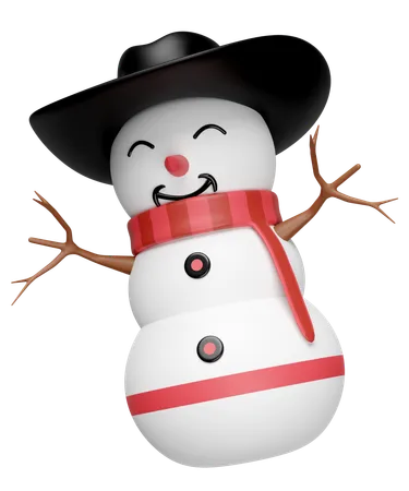 Bonhomme de neige  3D Icon