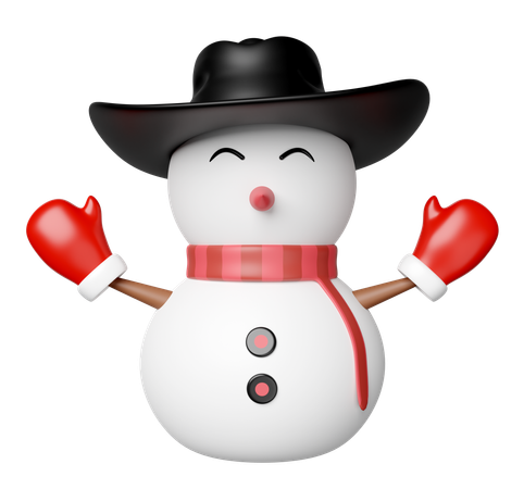 Bonhomme de neige  3D Icon