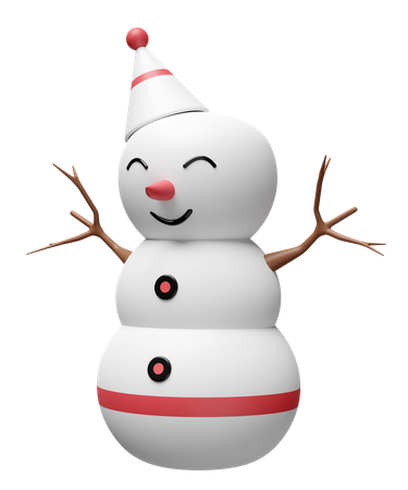 Bonhomme de neige  3D Icon