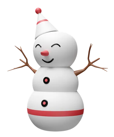 Bonhomme de neige  3D Icon