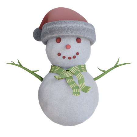 Bonhomme de neige  3D Icon