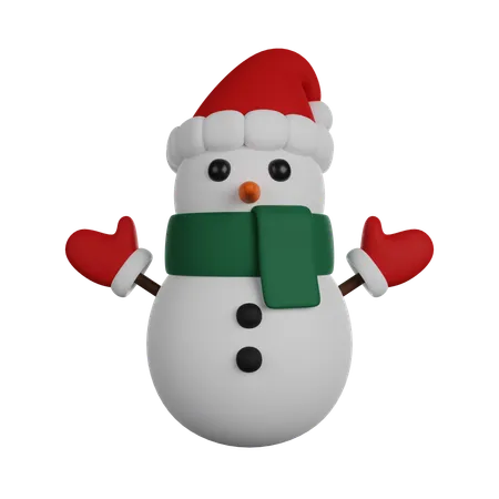 Bonhomme de neige  3D Icon