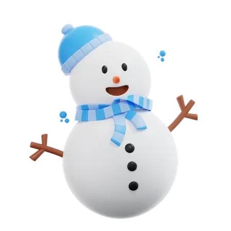 Bonhomme de neige  3D Icon