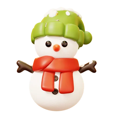 Bonhomme de neige  3D Icon