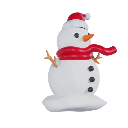 Bonhomme de neige  3D Icon