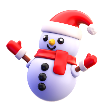 Bonhomme de neige  3D Icon