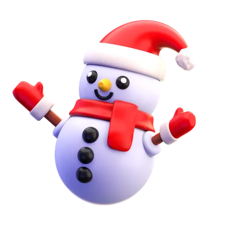 Bonhomme de neige  3D Icon