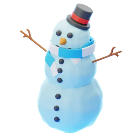 Bonhomme de neige  3D Icon