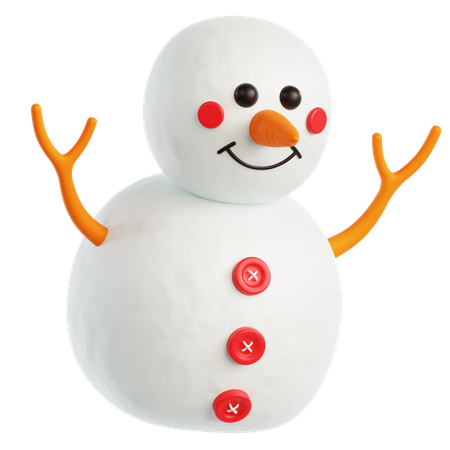 Bonhomme de neige  3D Icon