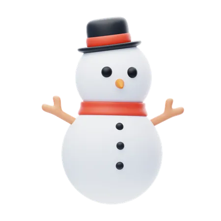 Bonhomme de neige  3D Icon