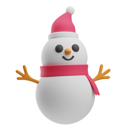 Bonhomme de neige  3D Icon